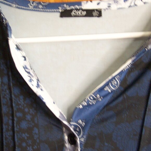 LILY Patchwork Blouse Shirt Tunic - Picture 3 of 6